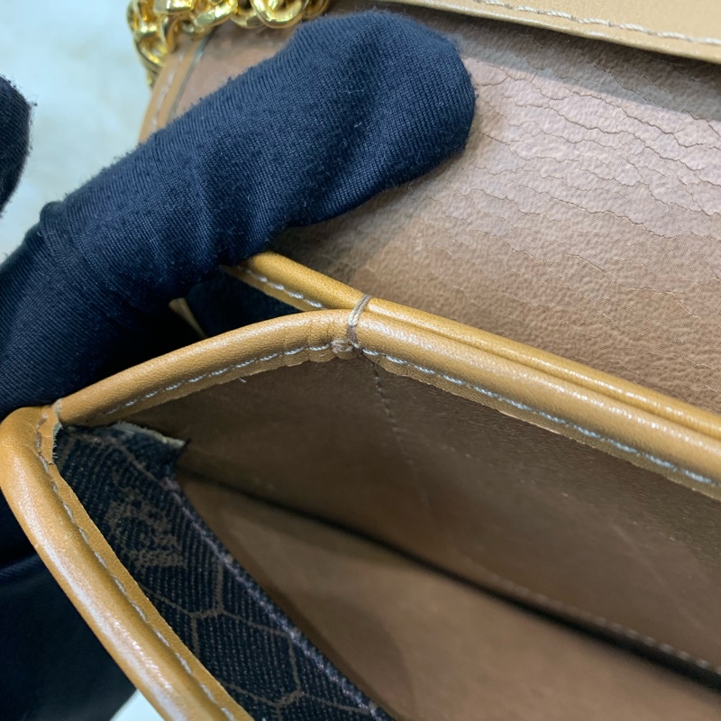 Dior 黑色蜂巢Woc 鏈條包 XB284-27