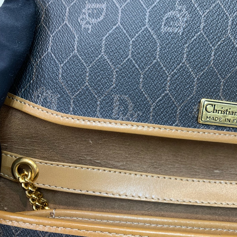 Dior 黑色蜂巢Woc 鏈條包 XB284-33