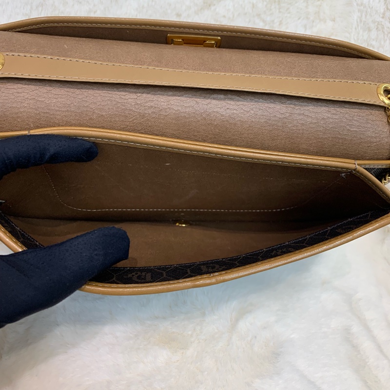 Dior 黑色蜂巢Woc 鏈條包 XB284-46