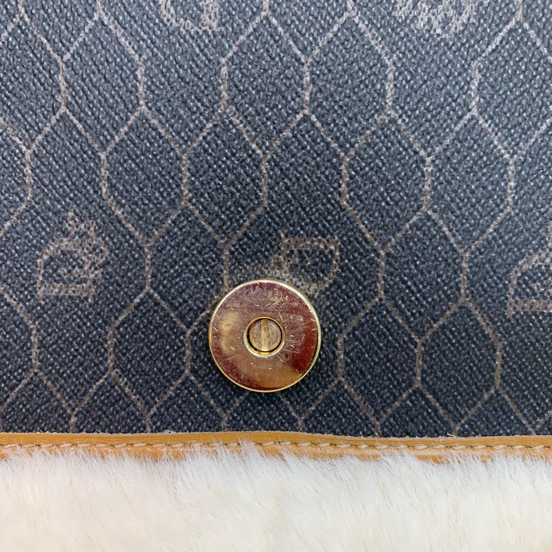 Dior 黑色蜂巢Woc 鏈條包 XB284-50