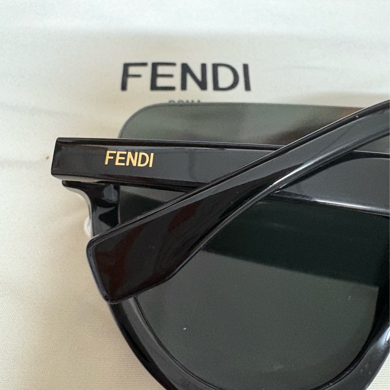 FENDI 珍珠太陽眼鏡 墨鏡-7