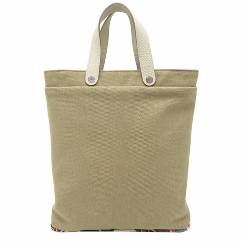 Hermes Hermès Petit H 女士手提包，Toile H，米色