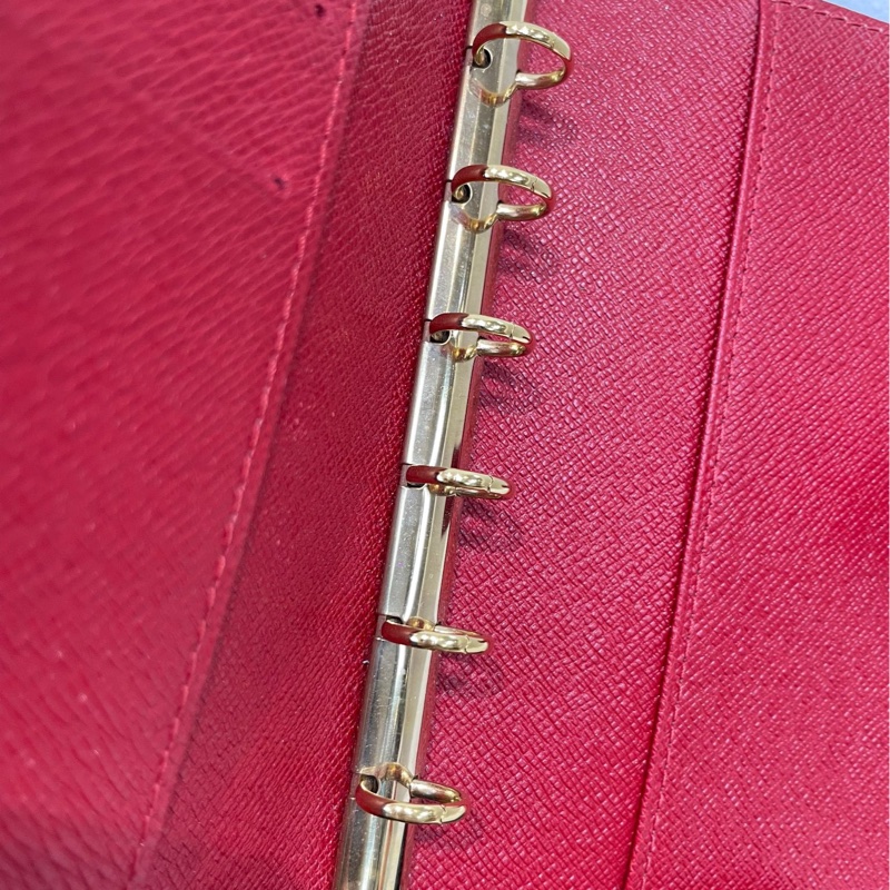 LV 紅色 EPI 樹紋筆記簿 XB143-21