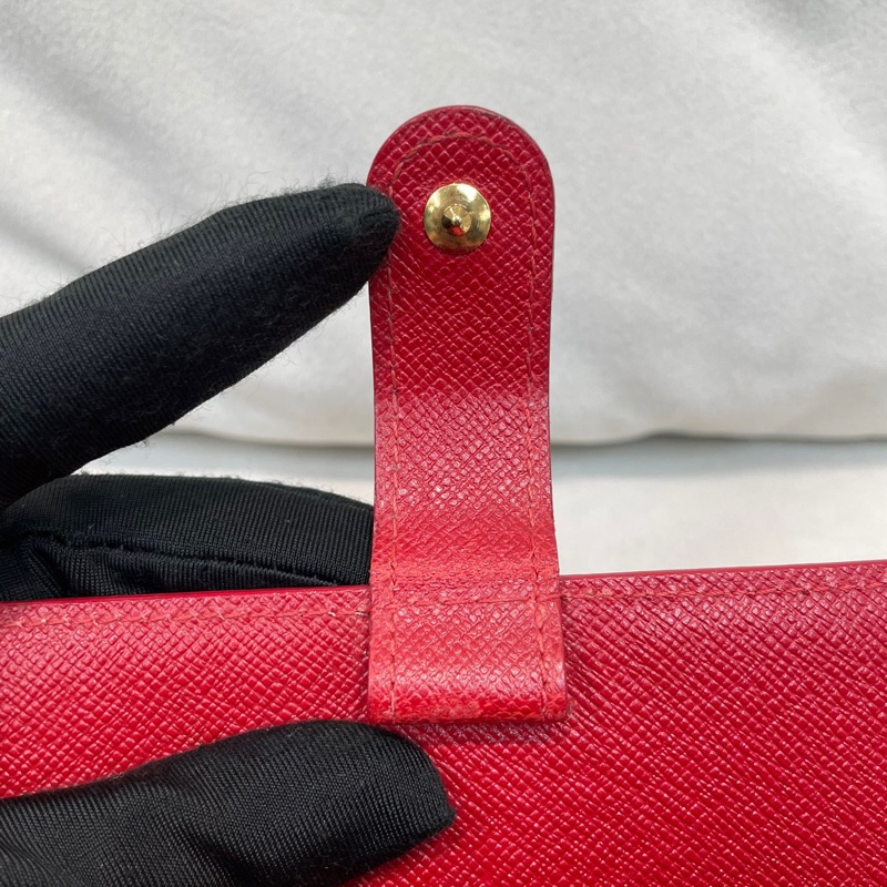 LV 紅色 EPI 樹紋筆記簿 XB143-23