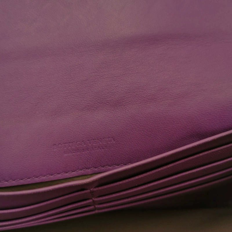 Bottega Veneta 羊皮 純色 Intrecciato 編織 錢包-6