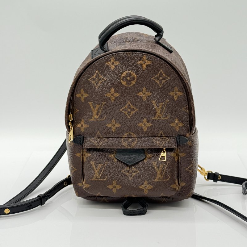 LOUIS VUITTON 路易威登 Monogram 經典花紋 MINI PALM SPRINGS 拉鍊 小書包 後背包 M41562-1