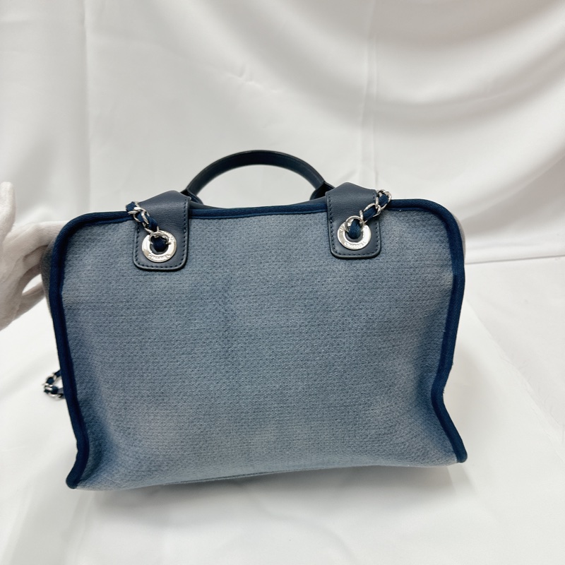 莉亞精品♡ chanel 沙灘包 二手美包-4