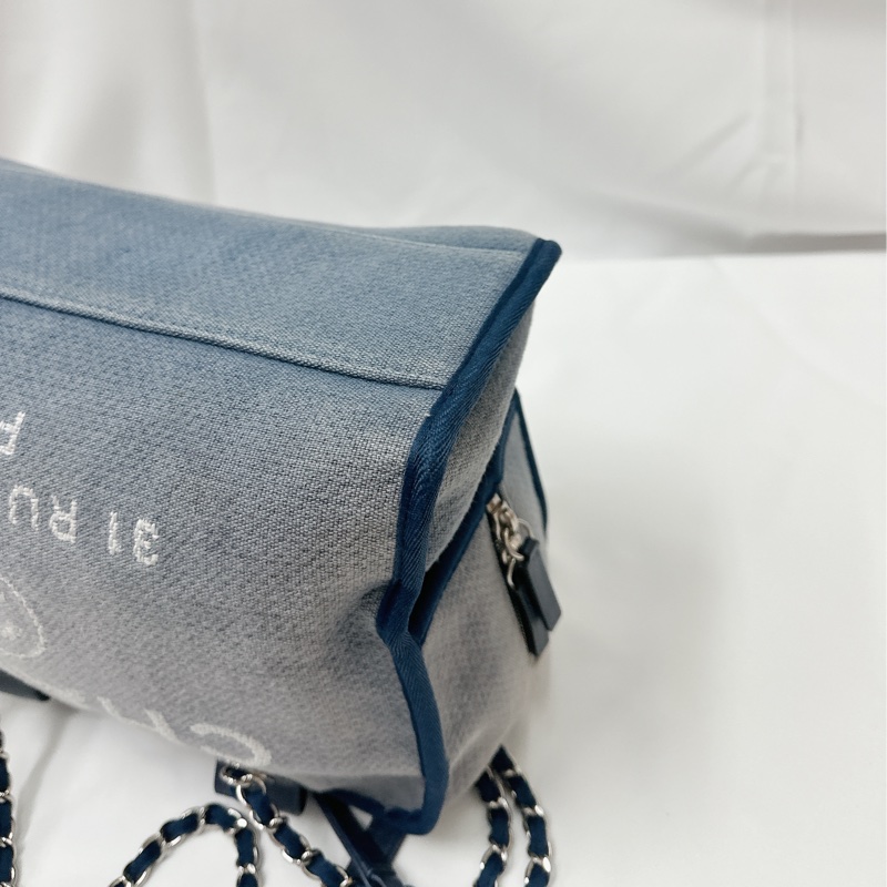 莉亞精品♡ chanel 沙灘包 二手美包-9