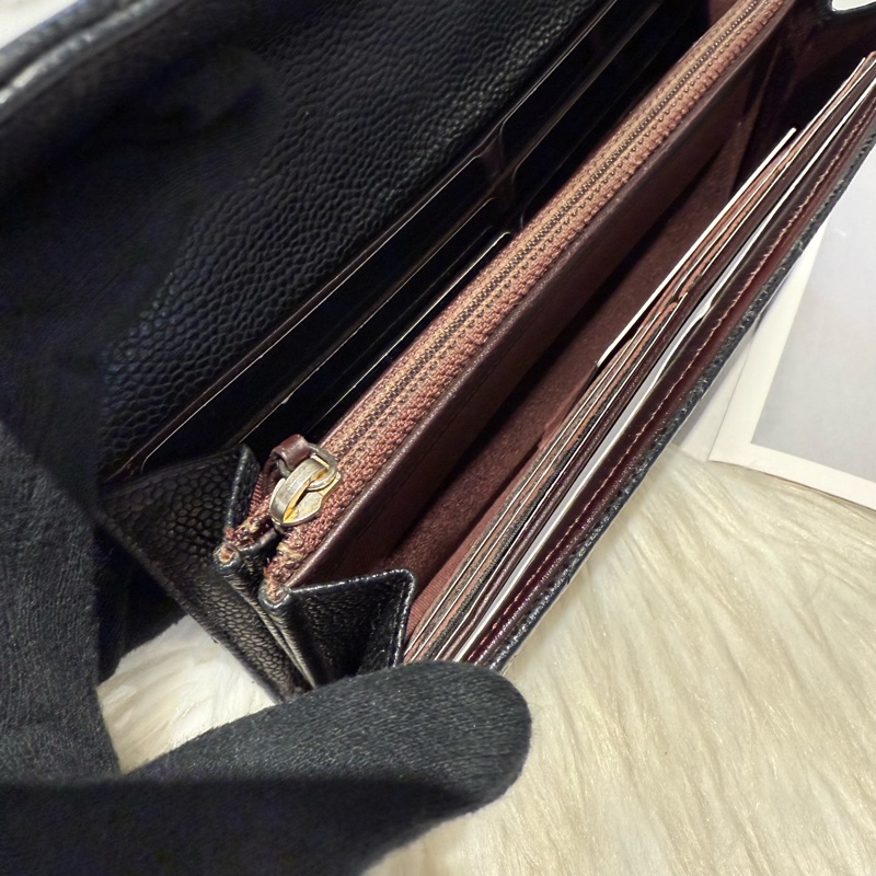 CHANEL 香奈兒經典荔枝長夾-7