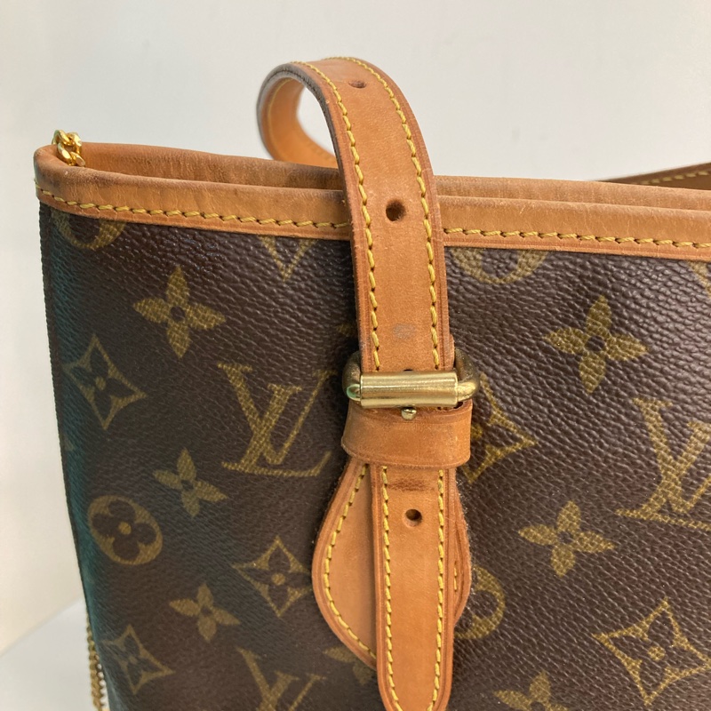 MS0307 路易威登 中古 水桶 老花 帆布Louis Vuitton M42238 Petit Bucket Monogram Canvas x GHW-23
