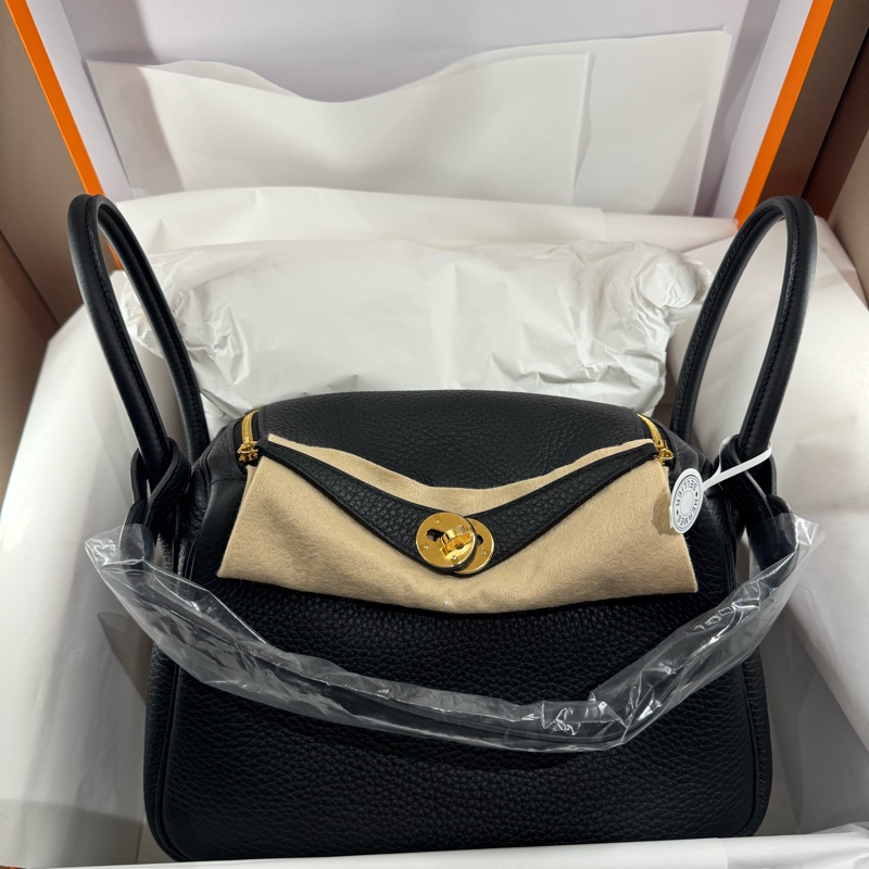 愛馬仕 Lindy 26 黑金K刻台灣官網2025年8月購證全新未使用-0