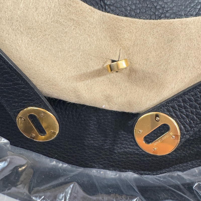 愛馬仕 Lindy 26 黑金K刻台灣官網2025年8月購證全新未使用-2