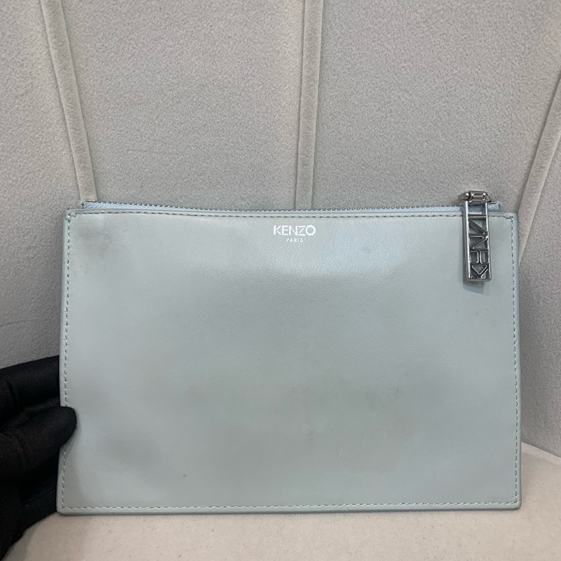 Kenzo 凱卓 粉藍色 眼睛手包XB463-2