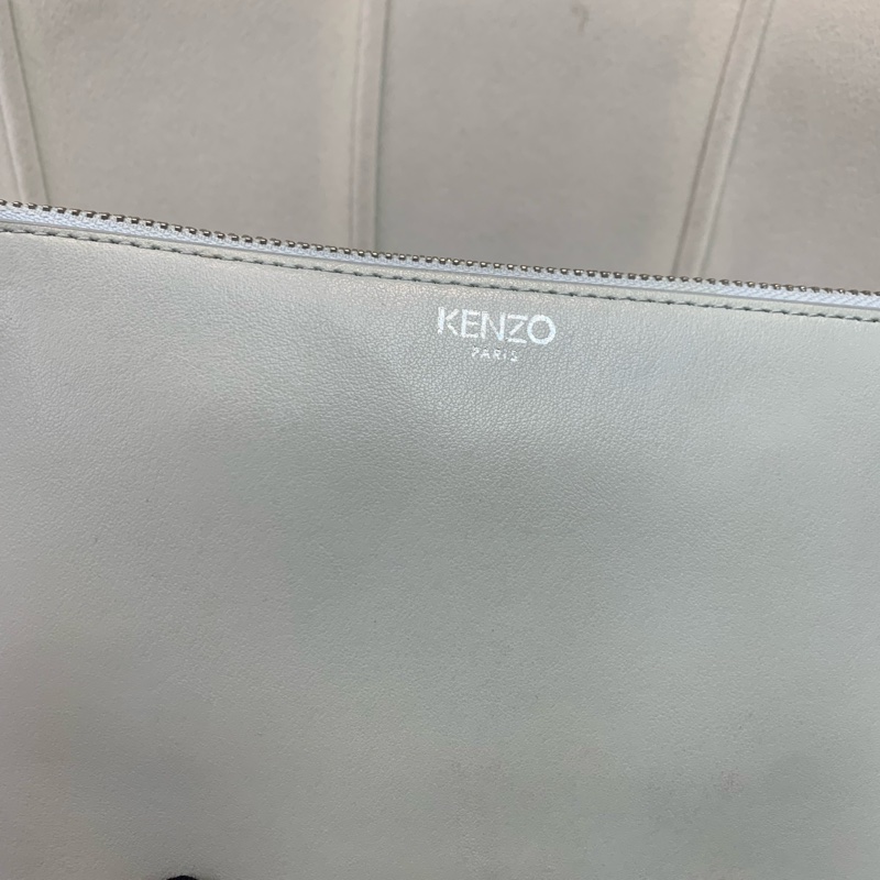 Kenzo 凱卓 粉藍色 眼睛手包XB463-6