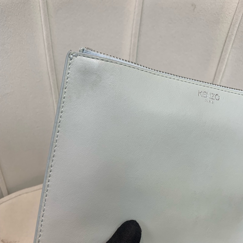 Kenzo 凱卓 粉藍色 眼睛手包XB463-26