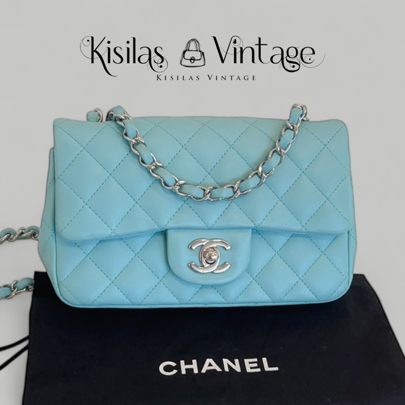 Chanel Lambskin 20cm 銀扣-0