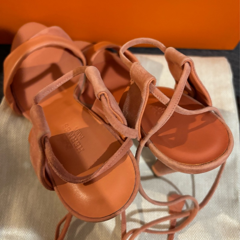 Hermes 綁帶鞋-8