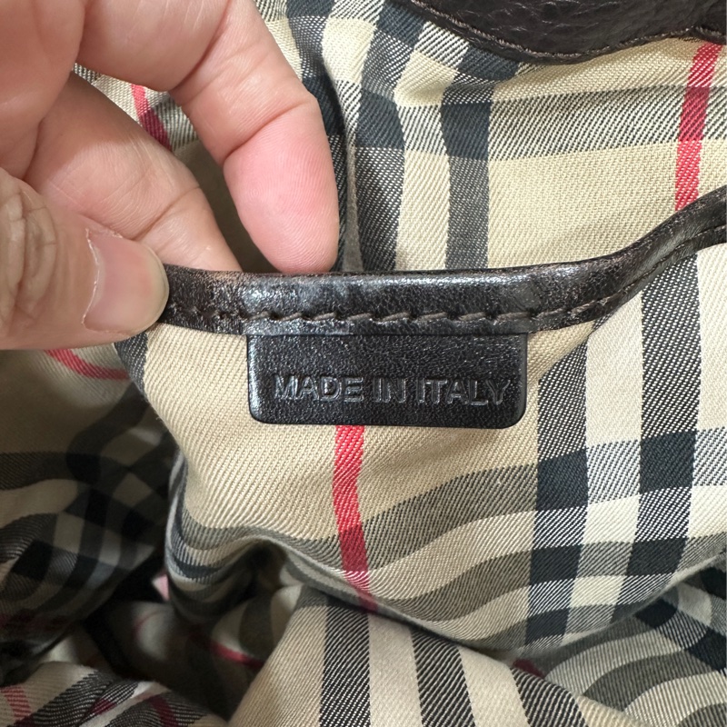 BURBERRY 咖啡 牛皮 鎖頭 手提包 肩背包 斜背包 側背包 公事包 文件包-29