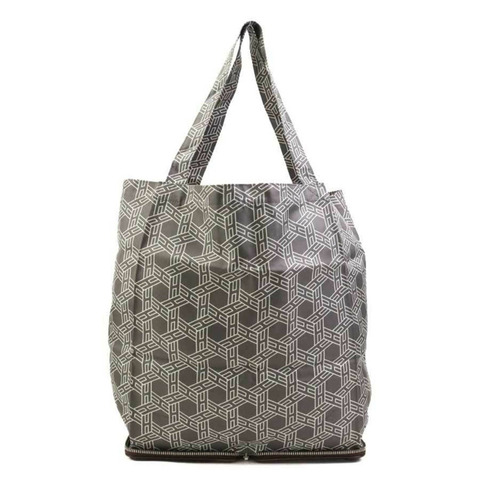 Hermes Hermès Silky Pop 折疊托特包（棕色、灰色和米白色），女款，e60754a