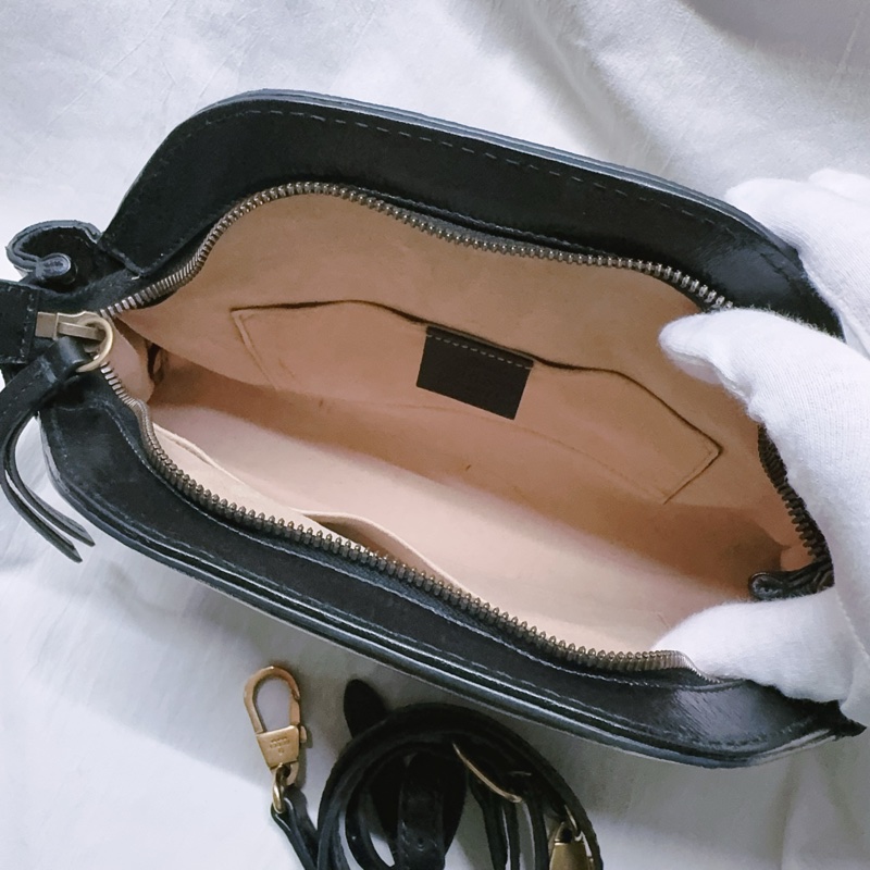 二手Gucci虎頭手拿相機包Shoulder bag Gucci包 Gucci虎頭包 GG Gucci貝殼包-10