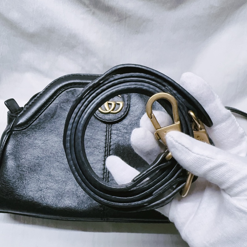 二手Gucci虎頭手拿相機包Shoulder bag Gucci包 Gucci虎頭包 GG Gucci貝殼包-20