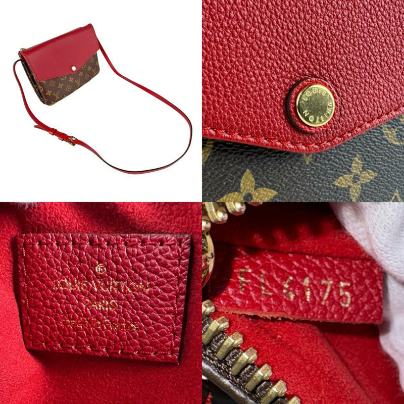 Louis Vuitton Monogram Twice 帆布肩背包,女士,M50184 z6534-4
