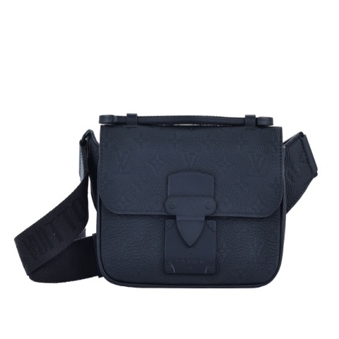 (售出）LOUIS VUITTON LV M58487 S Lock 郵差包 晶片款