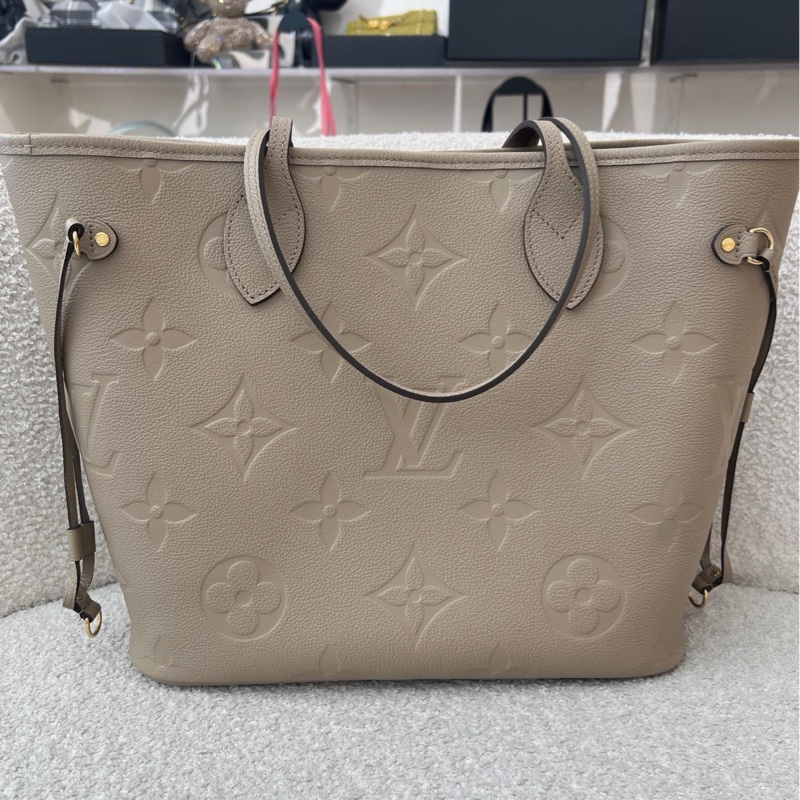 極新🌟23年芯片款❤️ lv #neverfull #大象灰 #奶茶色 #中號-8