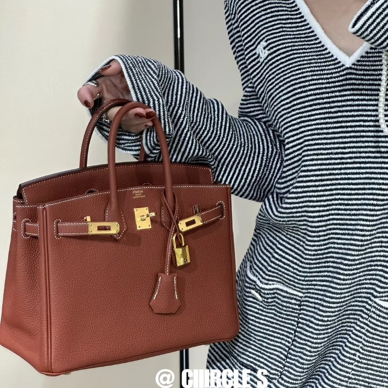 HERMES Birrkin 25 - 楓葉棕金 U-1