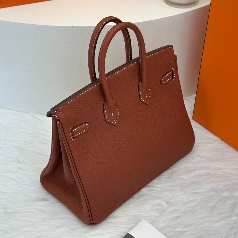 HERMES Birrkin 25 - 楓葉棕金 U-9