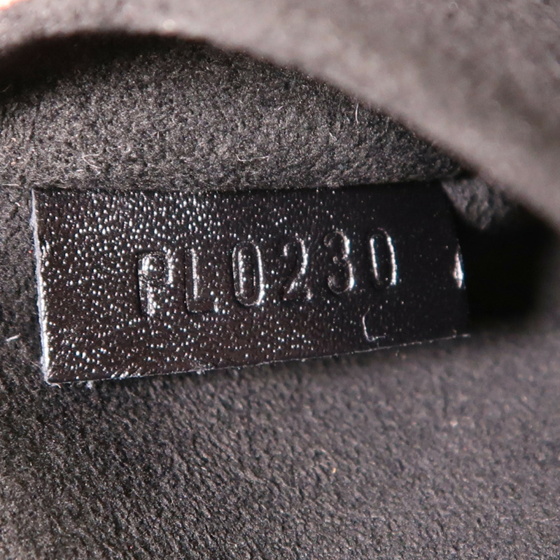 LOUIS VUITTON Monogram Reverse Vanity PM金扣手挽肩背兩用袋棕色-6