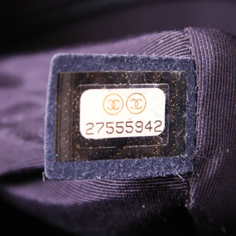 CHANEL 粗花呢/皮革Gabrielle Medium鏈帶肩背袋-6