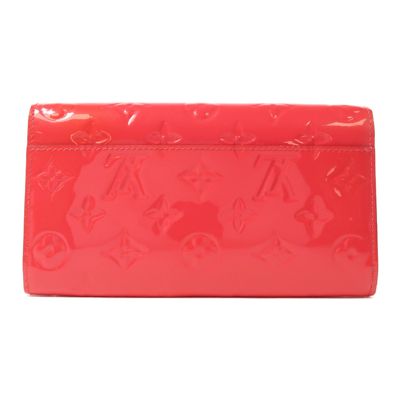 LOUIS VUITTON Monogram Vernis Portefeuille Sarah金扣長錢包-1