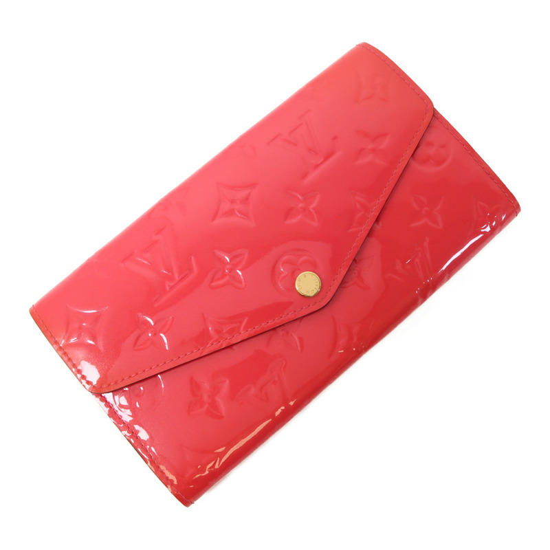 LOUIS VUITTON Monogram Vernis Portefeuille Sarah金扣長錢包-2
