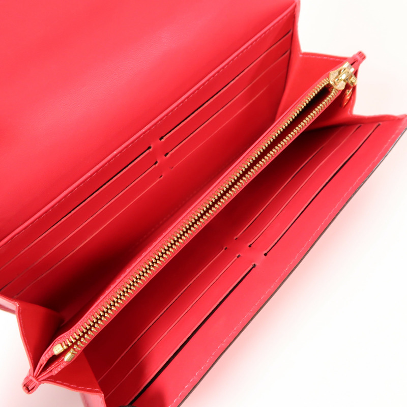 LOUIS VUITTON Monogram Vernis Portefeuille Sarah金扣長錢包-4