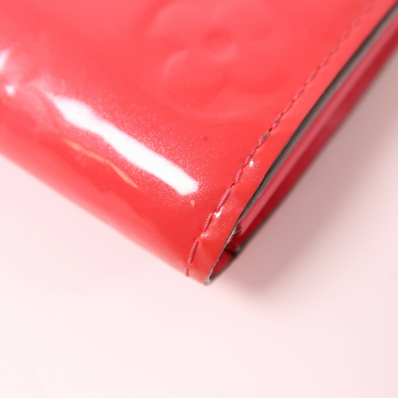 LOUIS VUITTON Monogram Vernis Portefeuille Sarah金扣長錢包-9