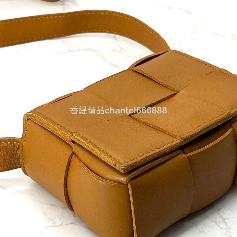 💗香緹國際精品💗 BV 焦糖色小羊皮 六格-7