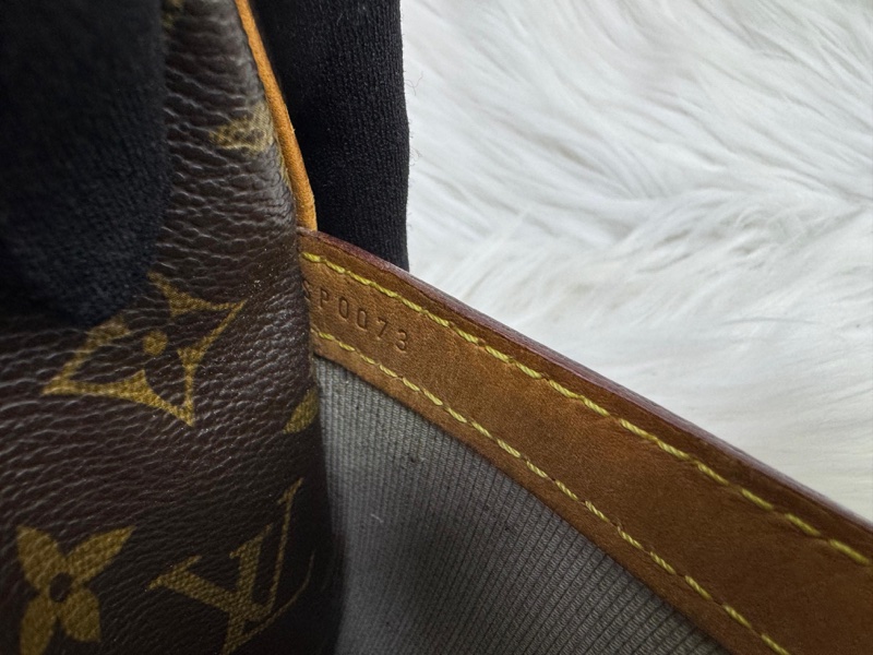 LOUIS VUITTON Monogram Reporter PM金扣肩背袋棕色-11