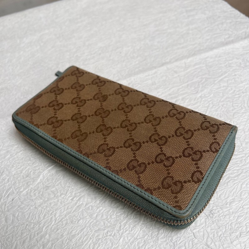 Gucci古馳 老花蝴蝶結長款錢包銀包 長夾-4