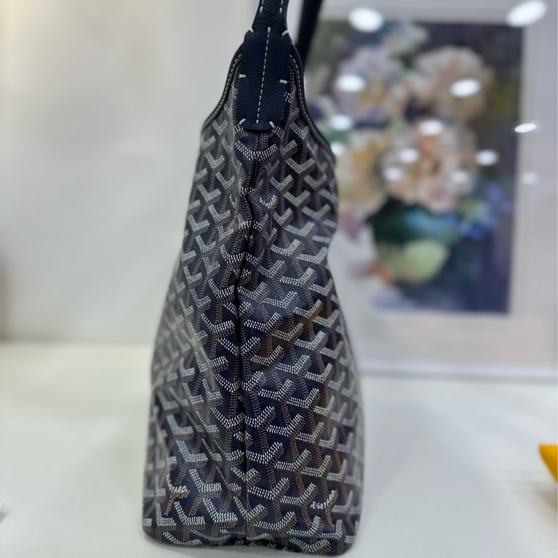 Goyard/戈雅狗牙藍色hobo 99近閒置-4