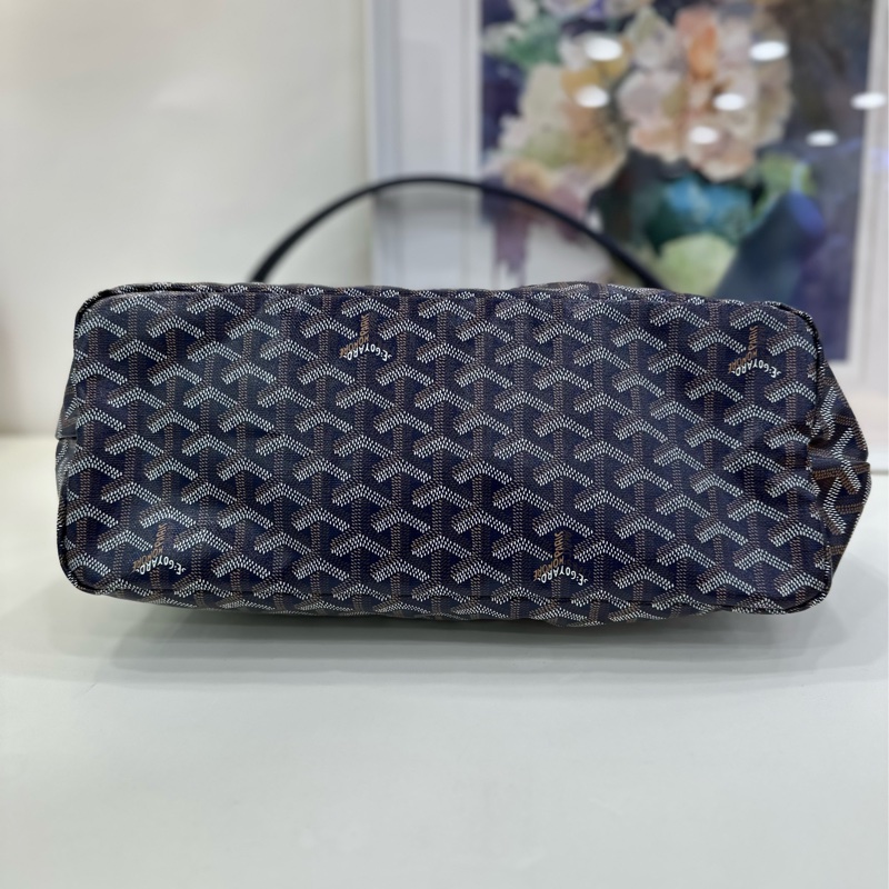Goyard/戈雅狗牙藍色hobo 99近閒置-5