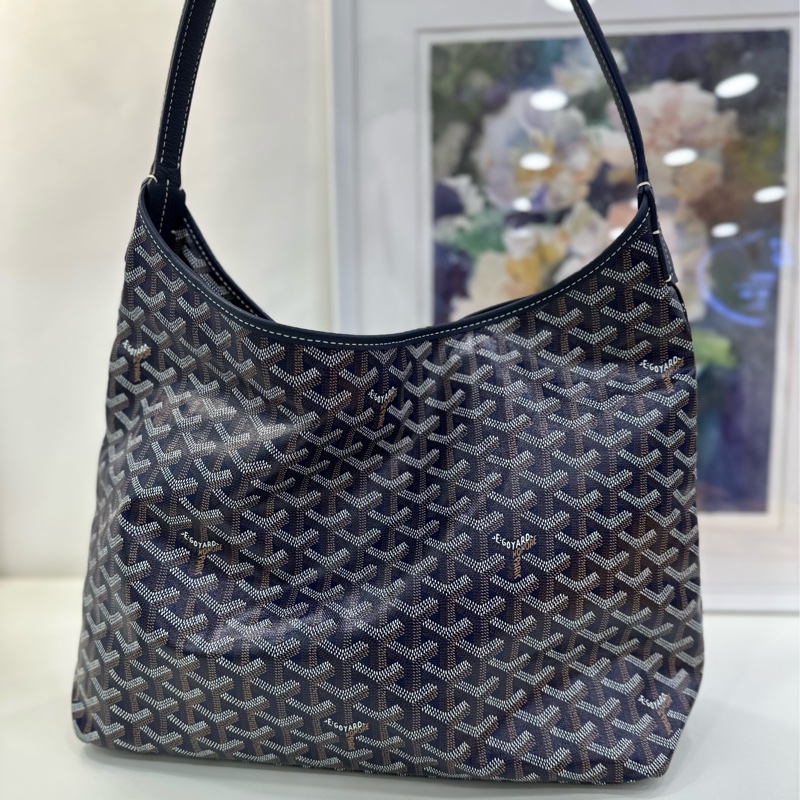 Goyard/戈雅狗牙藍色hobo 99近閒置-6