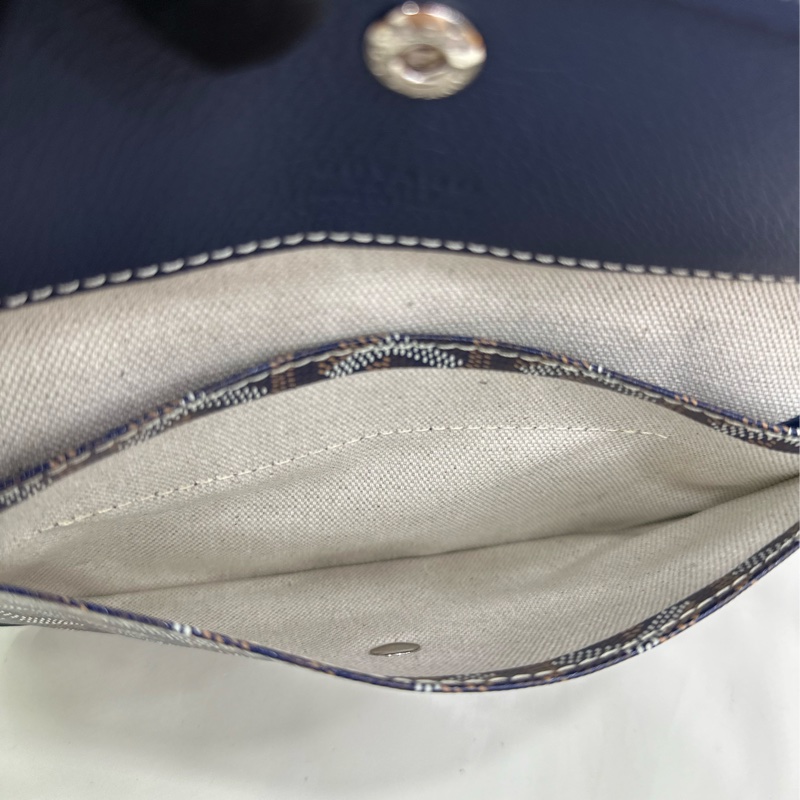 Goyard/戈雅狗牙藍色hobo 99近閒置-7