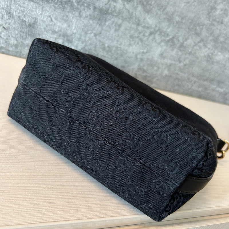 Gucci 2024新款 黑色單寧限量飯盒包-7