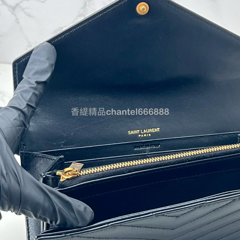 💗香緹國際精品💗 YSL 山形紋長夾-6