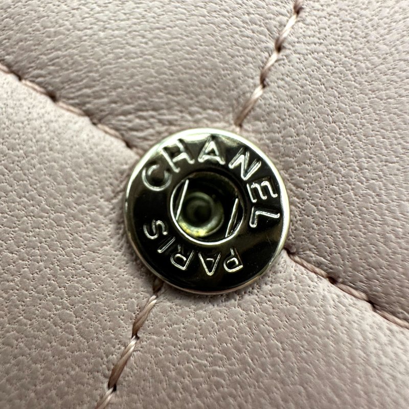 【美收精品】CHANEL 粉色長鍊肩背包 B-696【隔月月中將轉賣至日本 上架期限30天】-8