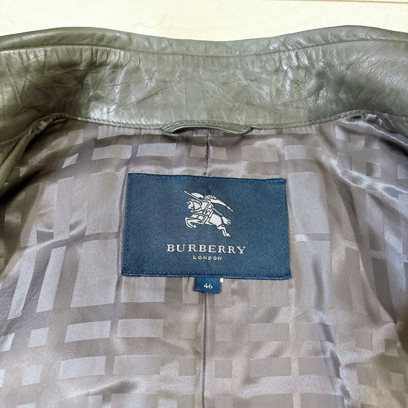 經典傳奇單品 BURBERRY LONDON 全羊皮真皮風衣 46 M碼-12