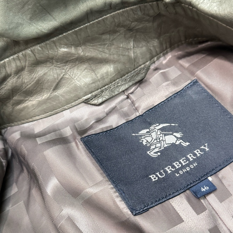 經典傳奇單品 BURBERRY LONDON 全羊皮真皮風衣 46 M碼-13