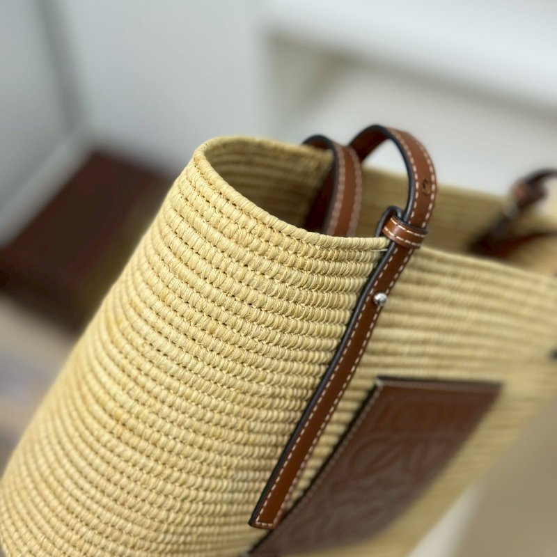 🏷Loewe．Basket 草編托特包-8