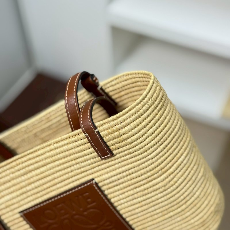 🏷Loewe．Basket 草編托特包-9